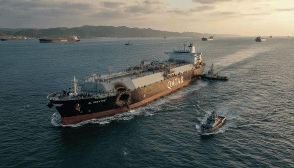Qatar LNG tanker Al Rekayyat hit in alleged Iranian strike near Strait of Hormuz