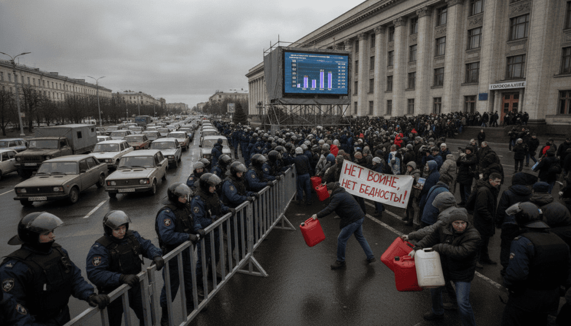 Russia's Parliamentary Vote Faces Test as War and Fuel Shortages Bite