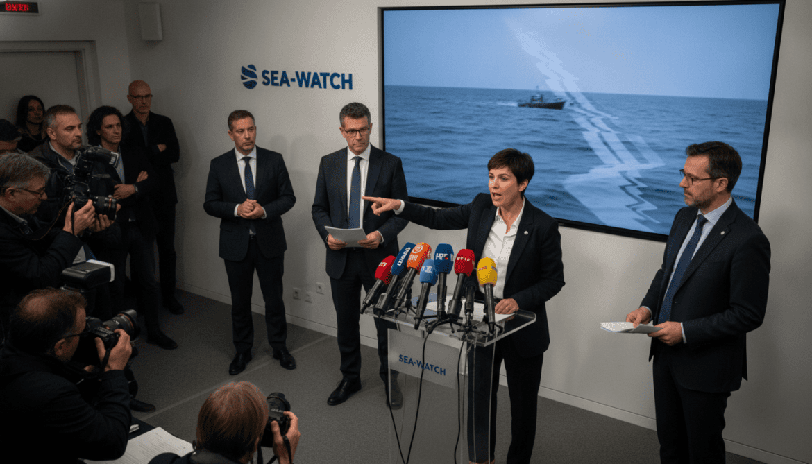 Sea-Watch accuses newspapers of far-right smear after Frontex footage