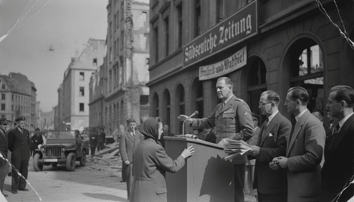Süddeutsche Zeitung Launched by US Military in 1945 to Erase Nazi Militarism