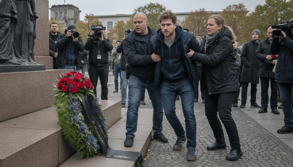 Tobias Korenke barred after attempting to remove AfD wreath at Berlin memorial