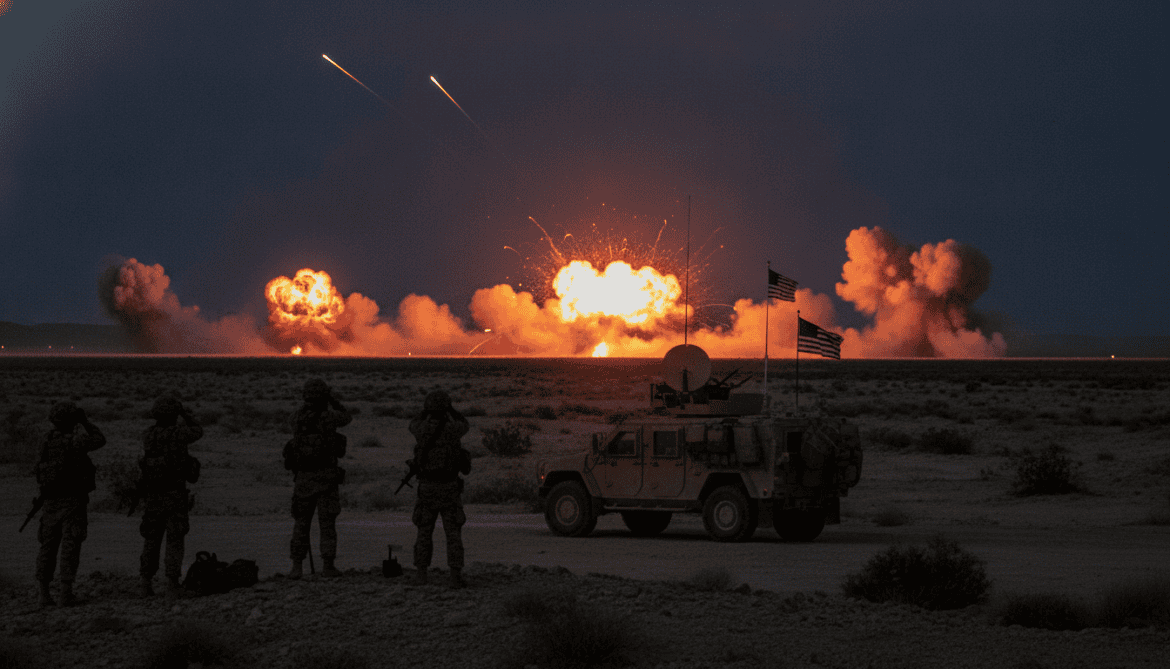US Bombards Iran Eighth Night After Iranian Attack Kills US Troops