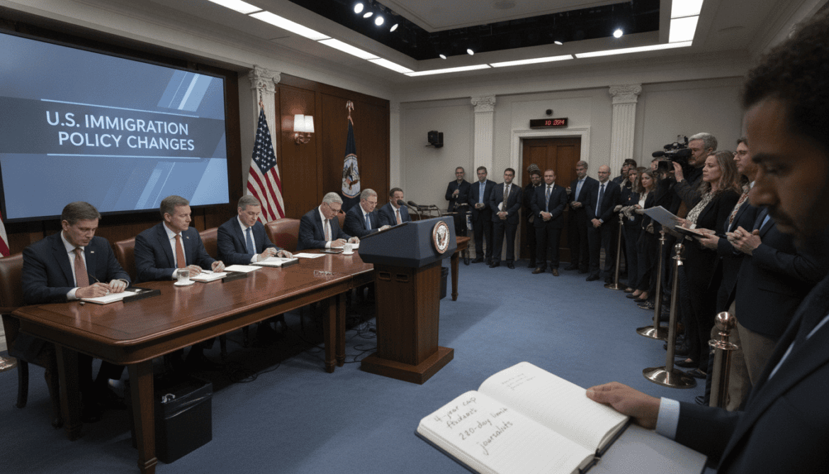 US Sets Four-Year Cap for Foreign Students and 240-Day Limit for Journalists