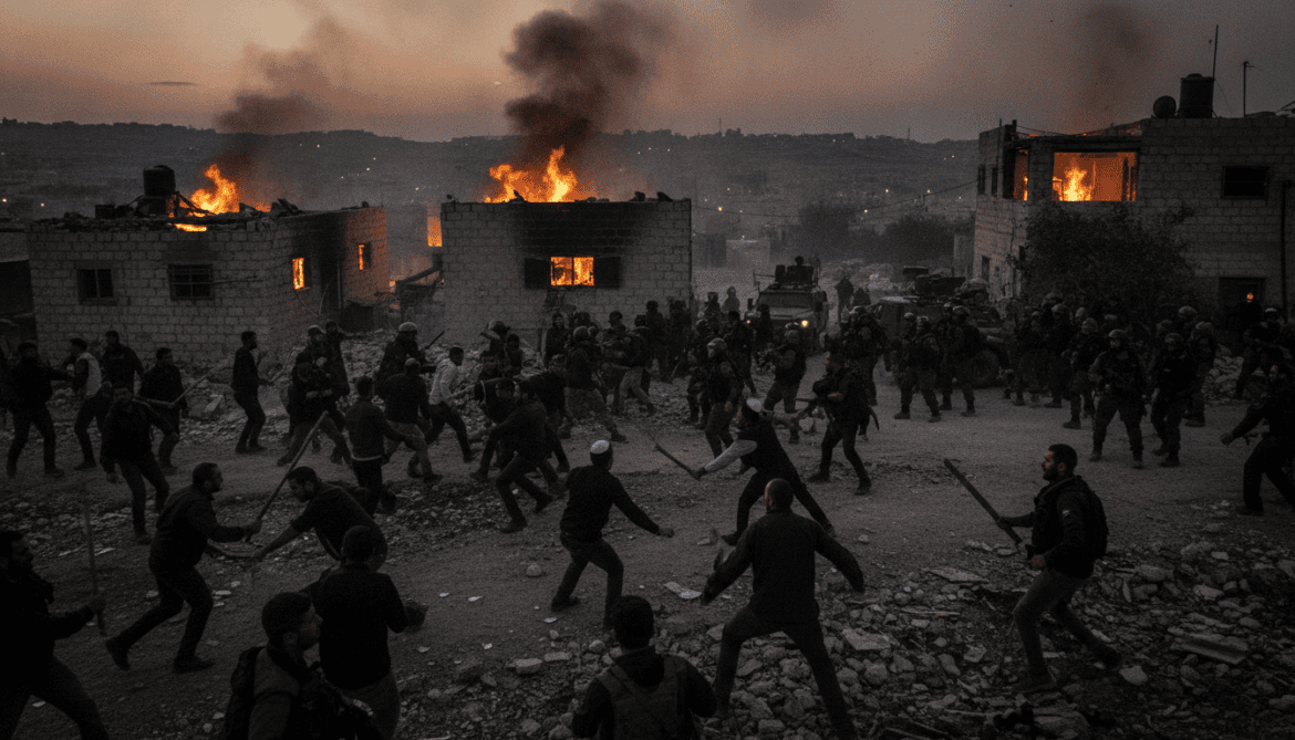 West Bank violence surges after Nablus clash as settlers attack villages