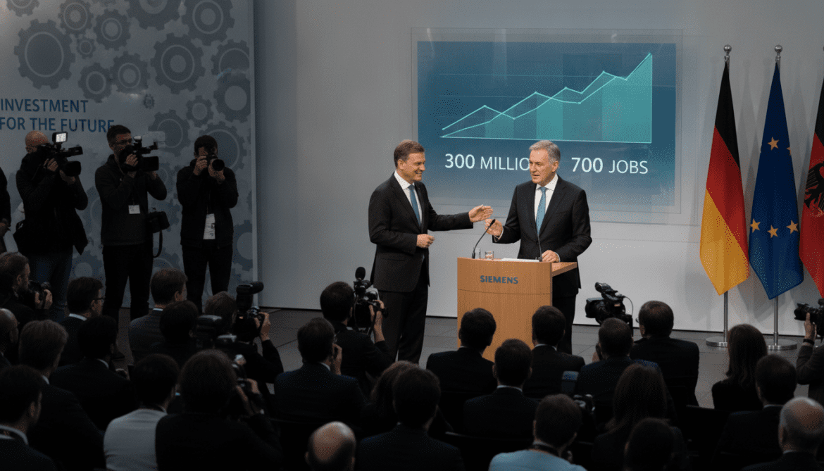 Siemens announces €300 million German investment to create 700 jobs by 2030