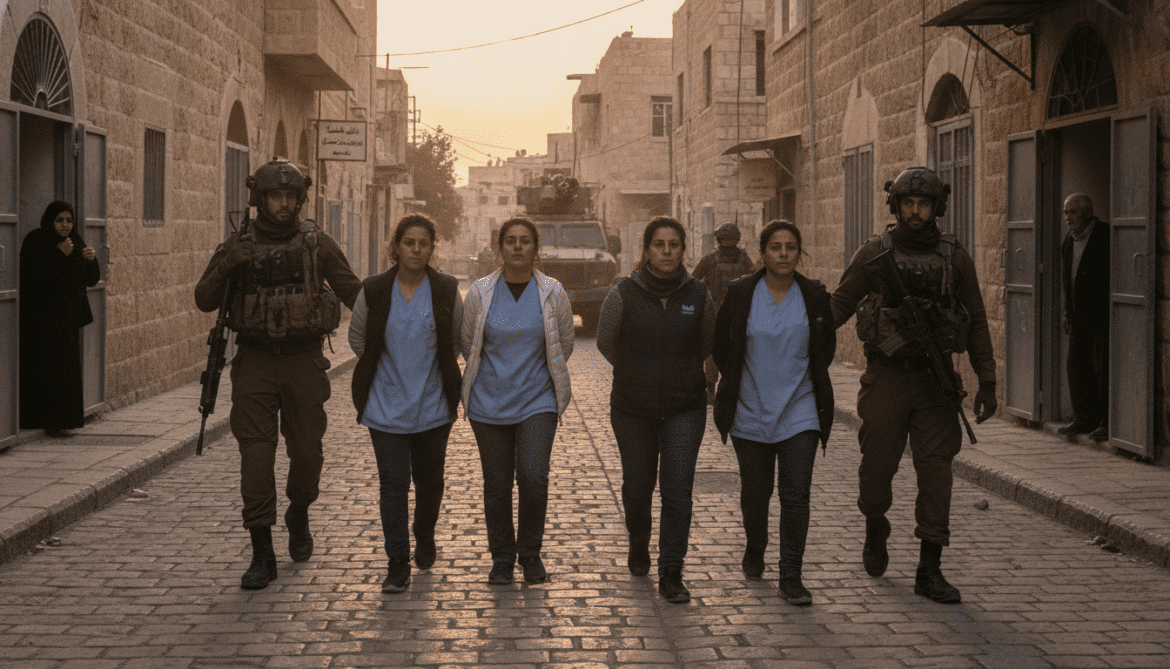 Israeli army arrests five women health activists in occupied West Bank