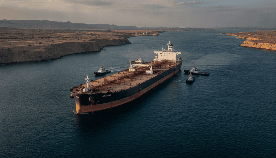 TankerTrackers finds Arista cargo ship stuck in Strait of Hormuz since March