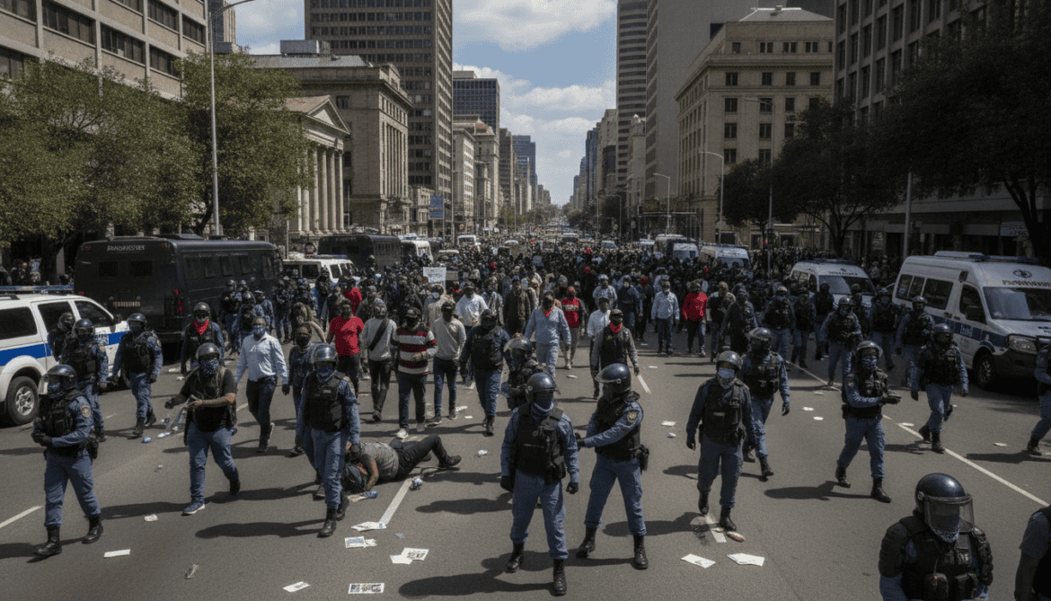South Africa arrests more than 900 during nationwide antimigrant marches