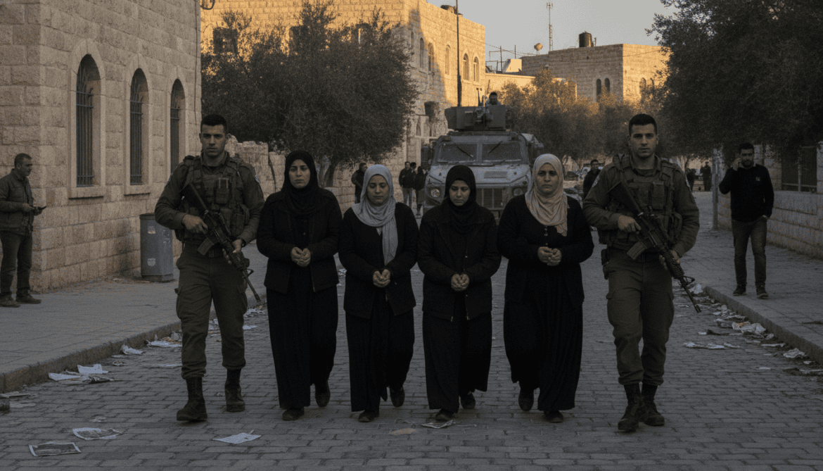 Israeli army arrests five Palestinian women activists in occupied West Bank