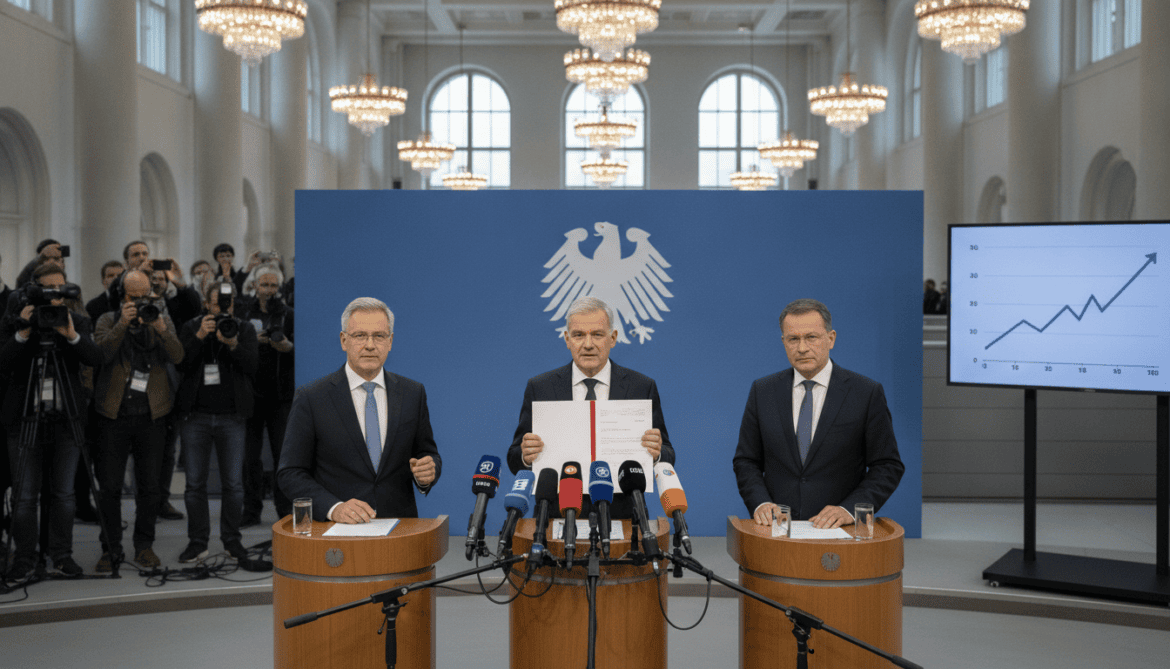 German coalition announces 34-point growth package while economists warn impact limited