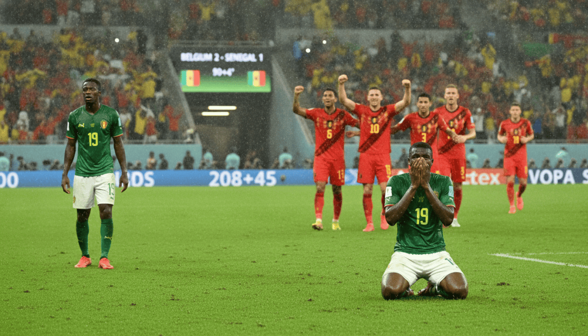 Senegal eliminated from World Cup as Belgium stages late comeback