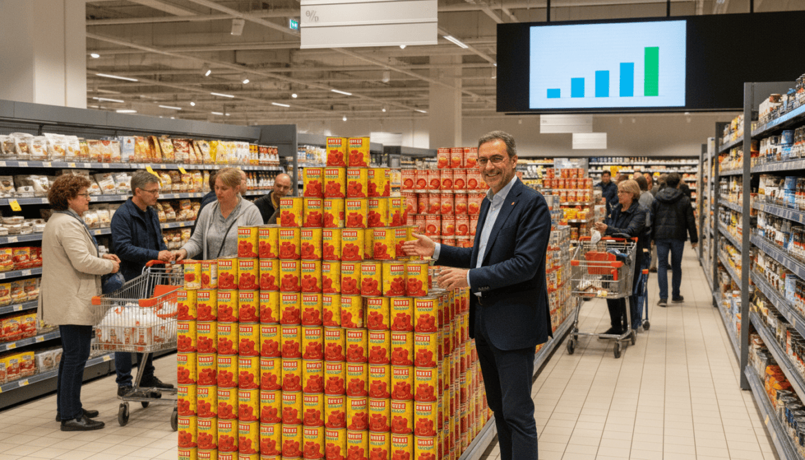 Mutti captures 15 percent of German canned tomato market through premium strategy