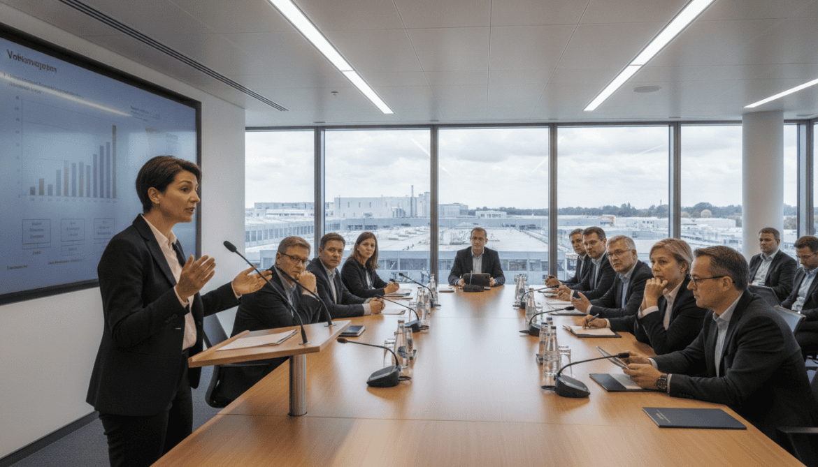 Volkswagen board member urges synergies and warns against plant closures