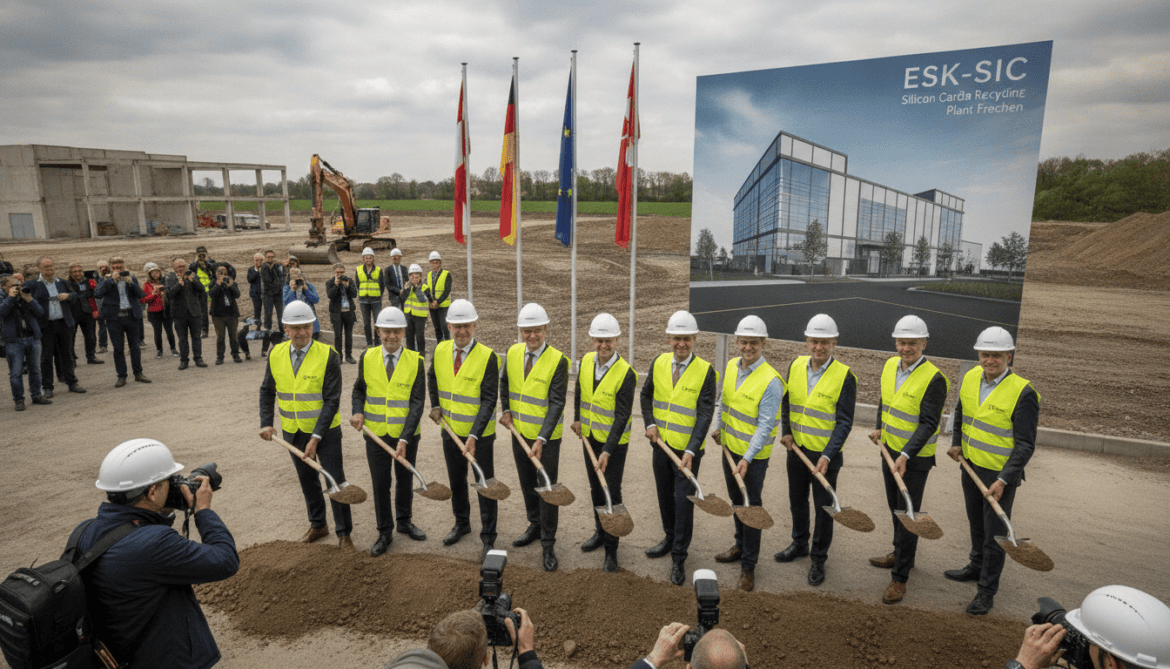 ESK-SIC breaks ground on Europe’s first silicon carbide recycling plant in Frechen