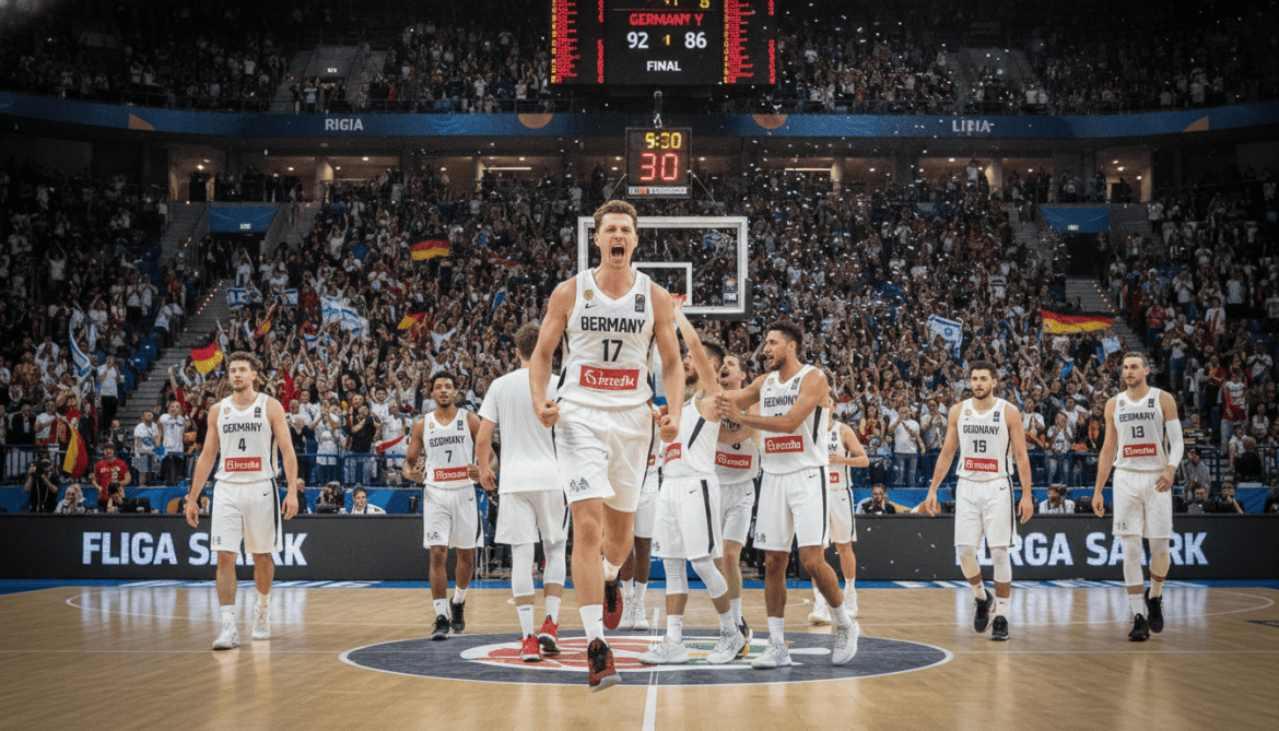 German basketball defeats Israel in Riga as Schröder sparks 92-86 win
