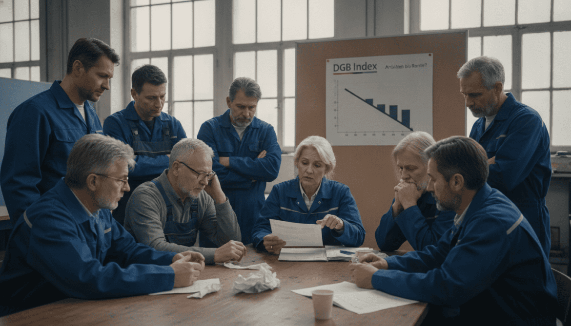German workers doubt ability to work until retirement, DGB index finds