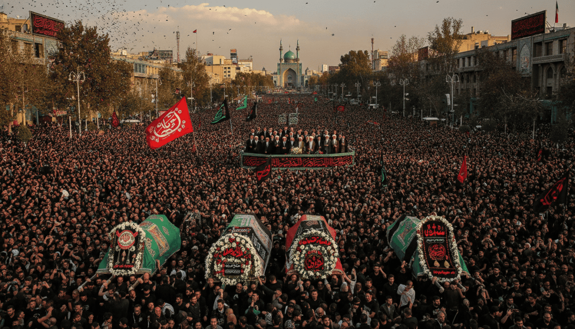 Khamenei funeral uses symbolism to mobilize pro-government support across Iran
