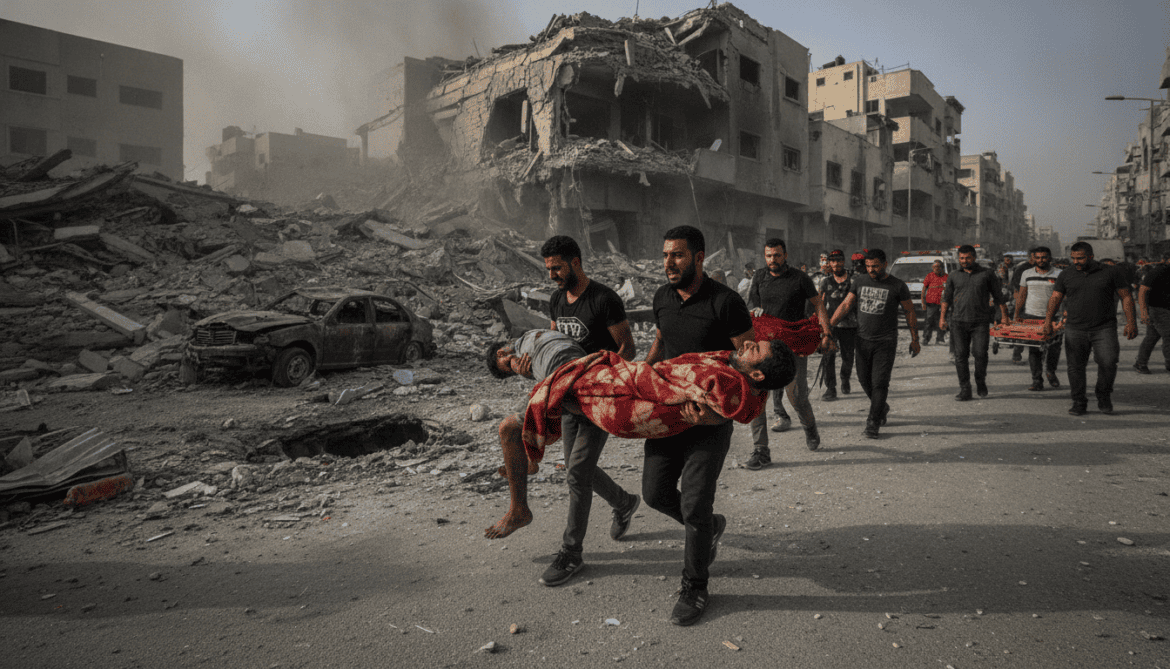 Israeli drone strike kills two Palestinians and wounds several in Gaza City