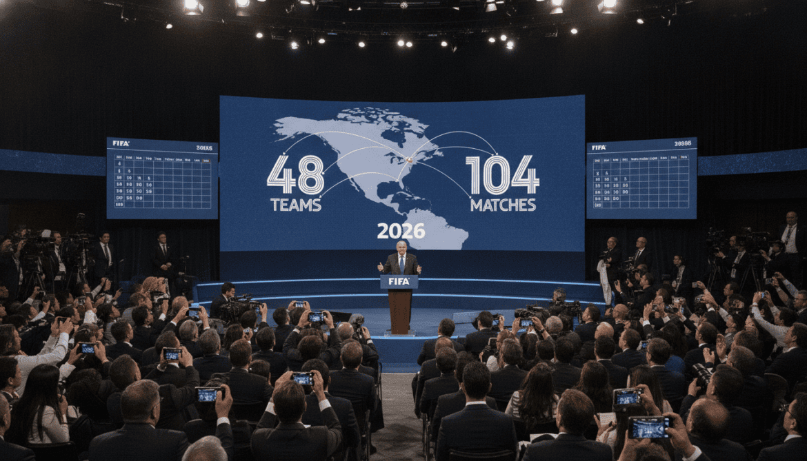 World Cup 2026 schedule confirms 48 teams and 104 matches across North America