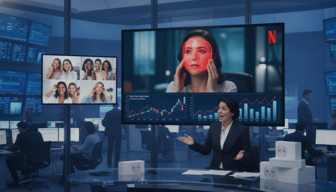 Red light mask goes viral on Netflix and fuels billion-dollar beauty boom