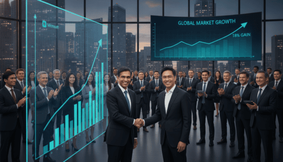 AI Boom Propels World's 100 Most Valuable Companies to 18 Percent Gain