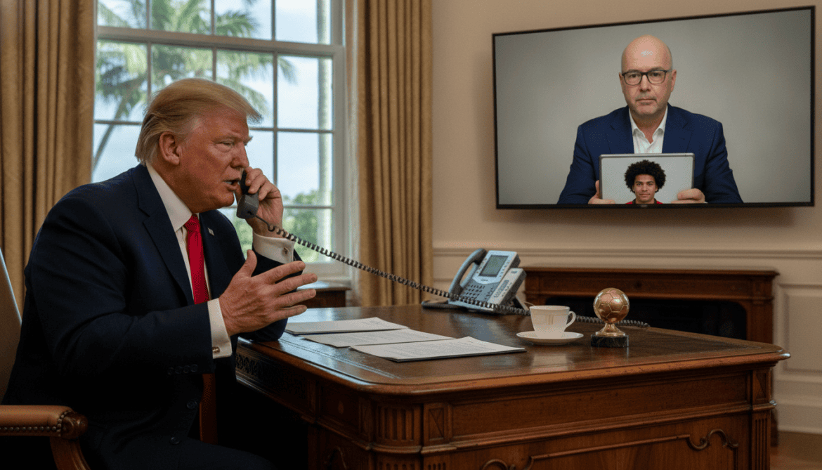 Donald Trump calls FIFA president Gianni Infantino to review Folarin Balogun suspension