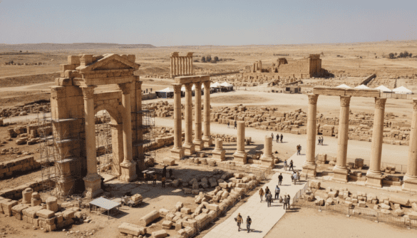 Palmyra struggles to rebuild after Islamic State destruction as tourism falters
