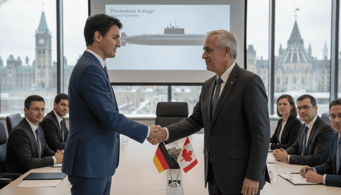 Canada selects German TKMS to negotiate historic deal for over twelve submarines