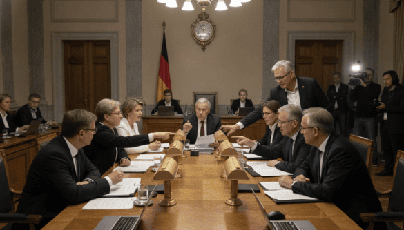 GKV contribution-stabilization bill sparks committee clash over last-minute amendment