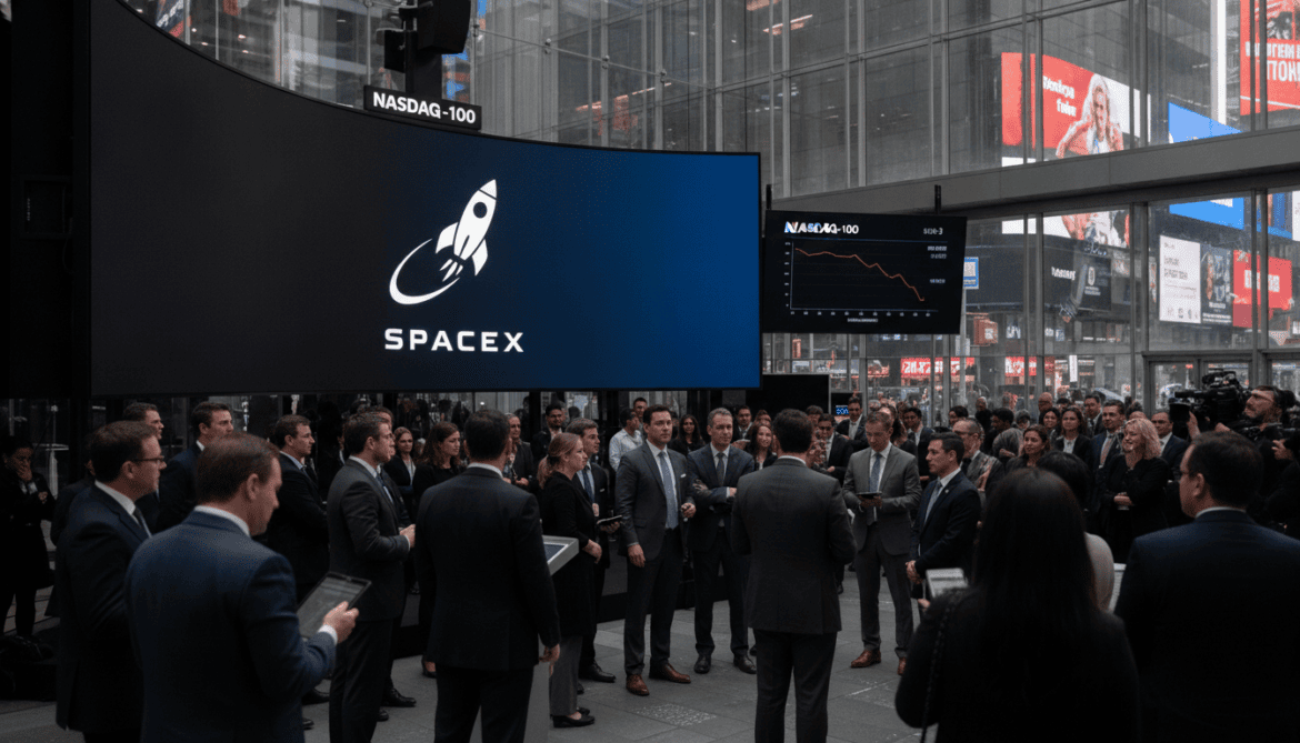 SpaceX joins Nasdaq-100 after Nasdaq fast-tracks inclusion, sparking integrity concerns
