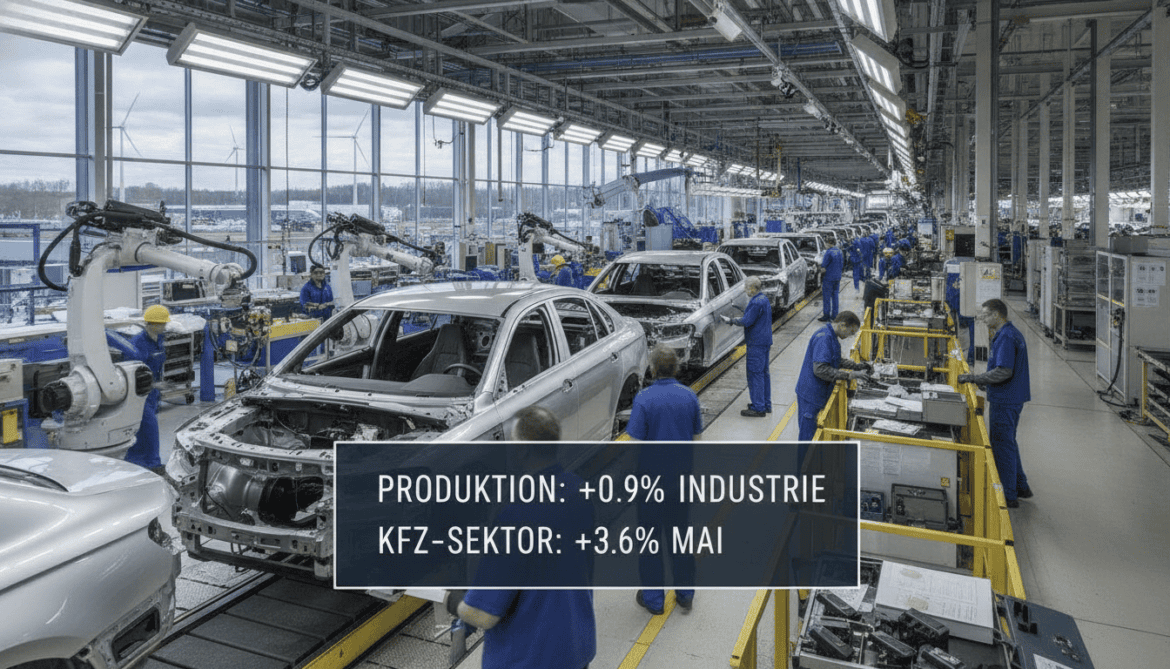 German industrial production rises 0.9% in May as auto sector jumps 3.6%