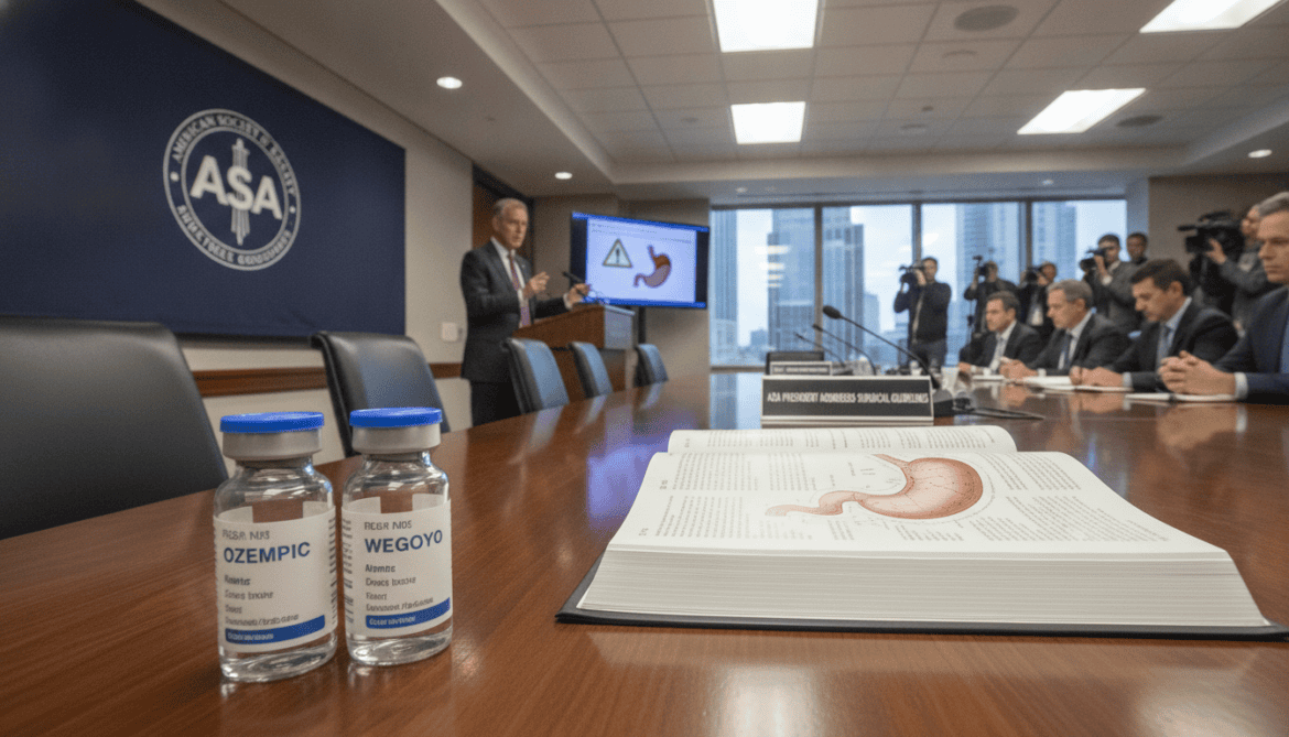 Ozempic and Wegovy may increase aspiration risk during surgery, ASA warns