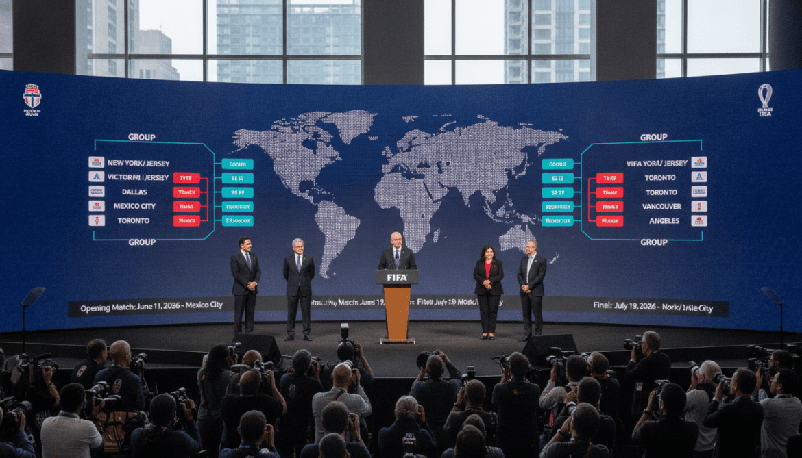 FIFA World Cup 2026 schedule reveals match dates venues and groups
