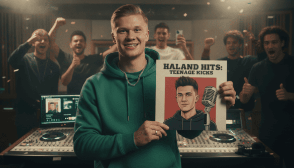 Erling Haaland greenlights release of his teenage rap song remix