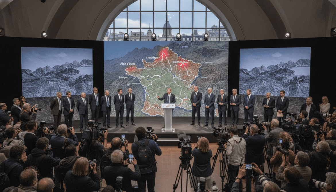 Tour de France 2026 unveils 21-stage route featuring double Alpe d'Huez