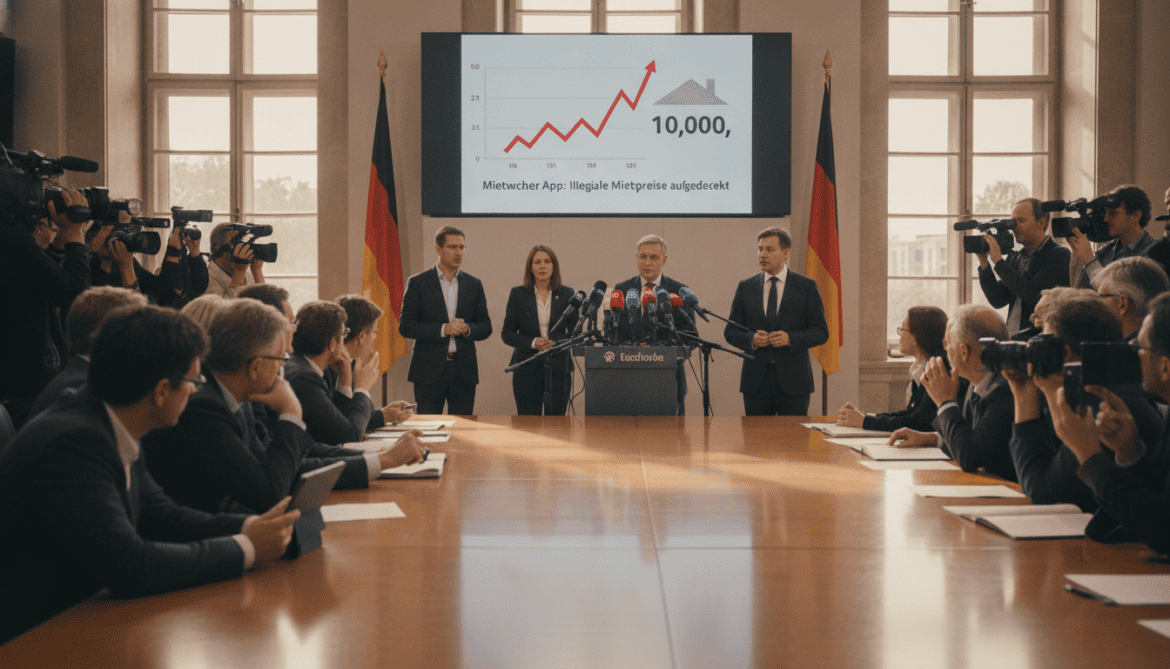 Mietwucher app reveals illegal rent overcharges affecting 10,000 households in Germany