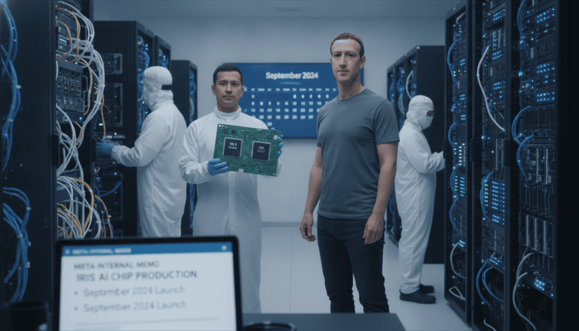 Meta memo reveals September production start for Iris AI chips