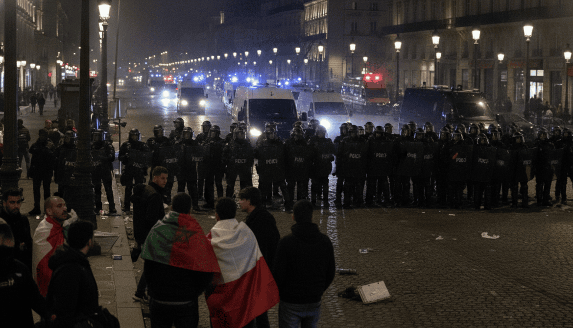 Paris braces for France–Morocco World Cup quarterfinal amid unrest fears