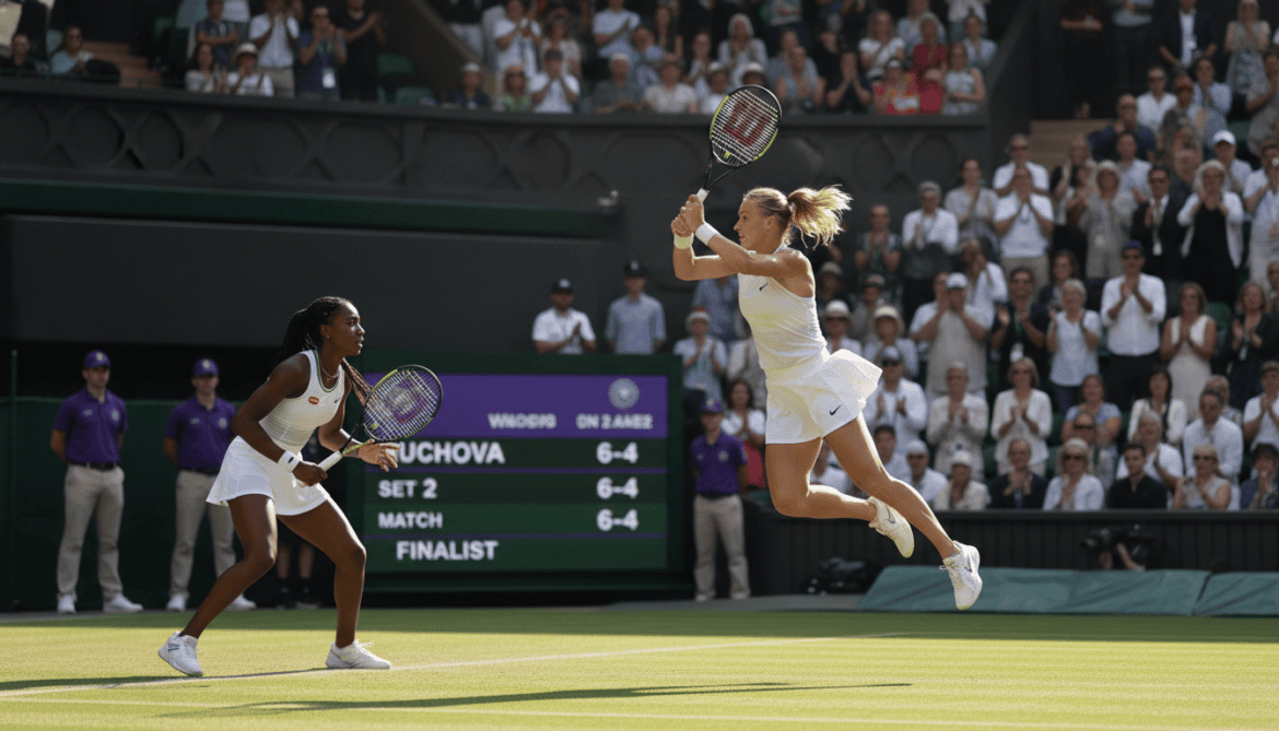 Muchova defeats Gauff in Wimbledon semifinal to set all-Czech final