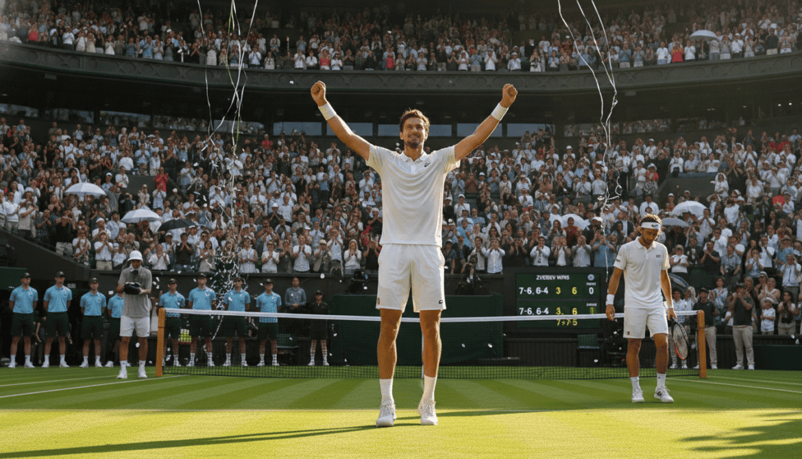 Alexander Zverev reaches Wimbledon final to face Jannik Sinner on July 12