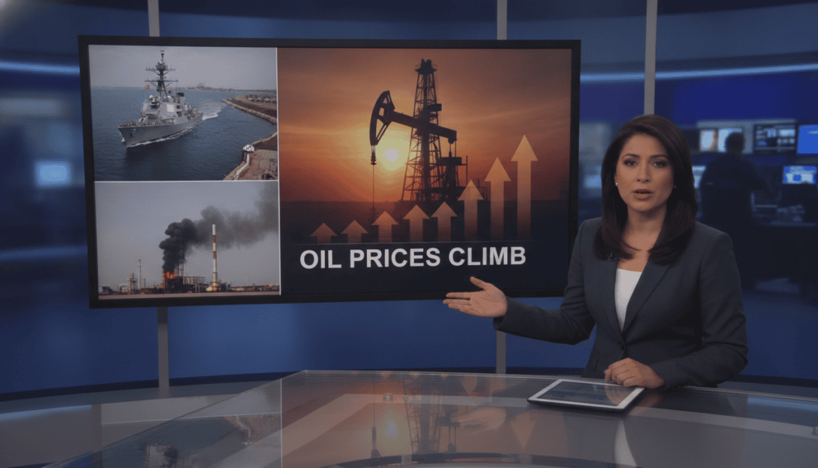 Oil prices climb as US-Iran strikes raise Strait of Hormuz closure fears