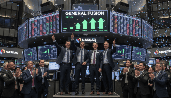 General Fusion debuts on Nasdaq as first public fusion company, shares surge