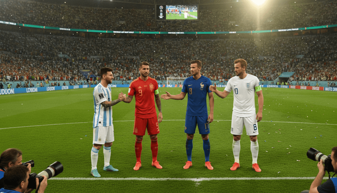 World Cup semifinalists Argentina, Spain, France and England face off for title