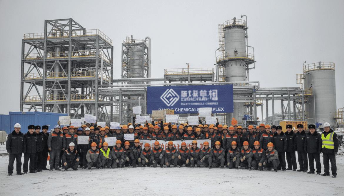 Chinese workers protest unpaid wages at Ust-Luga chemical plant in Russia