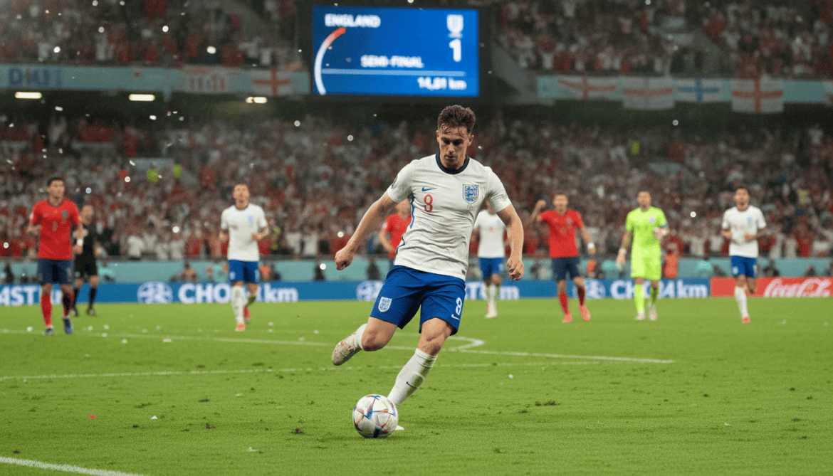 Elliot Anderson propels England into World Cup semi after 14.81-kilometre effort