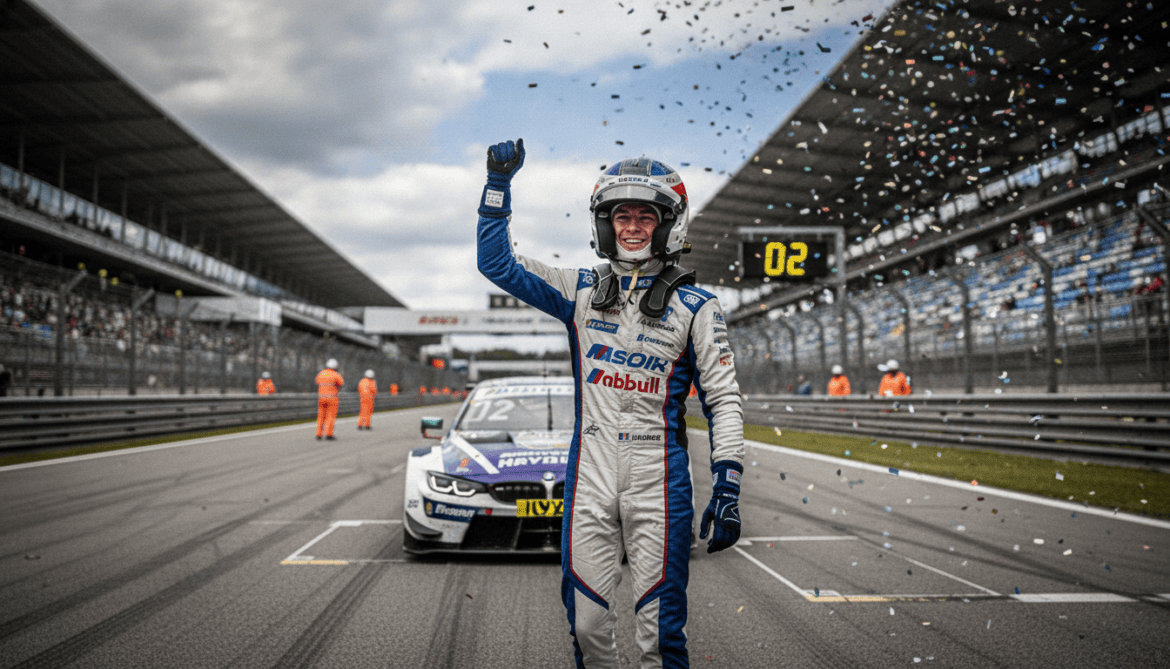 Finn Wiebelhaus takes Norisring second and cements DTM rise