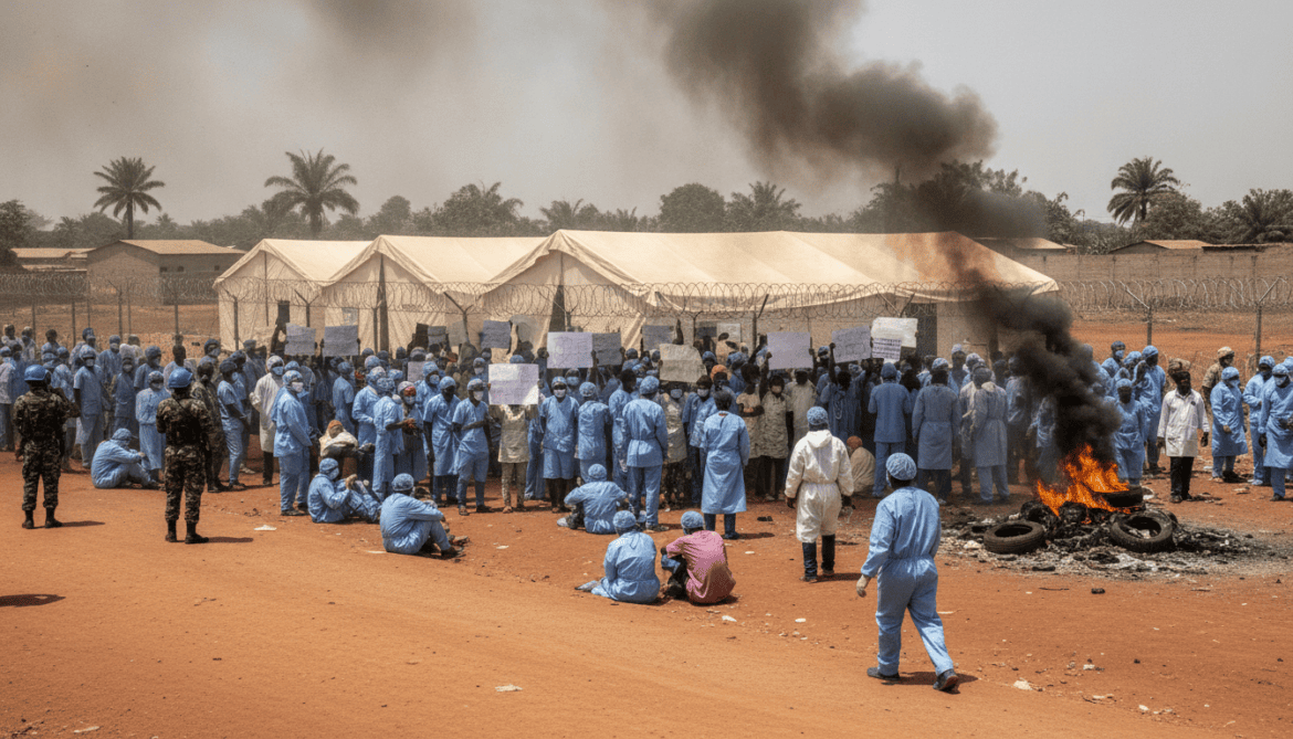 Healthcare Workers Strike at DRC Ebola Centre Over Unpaid Salaries and Safety