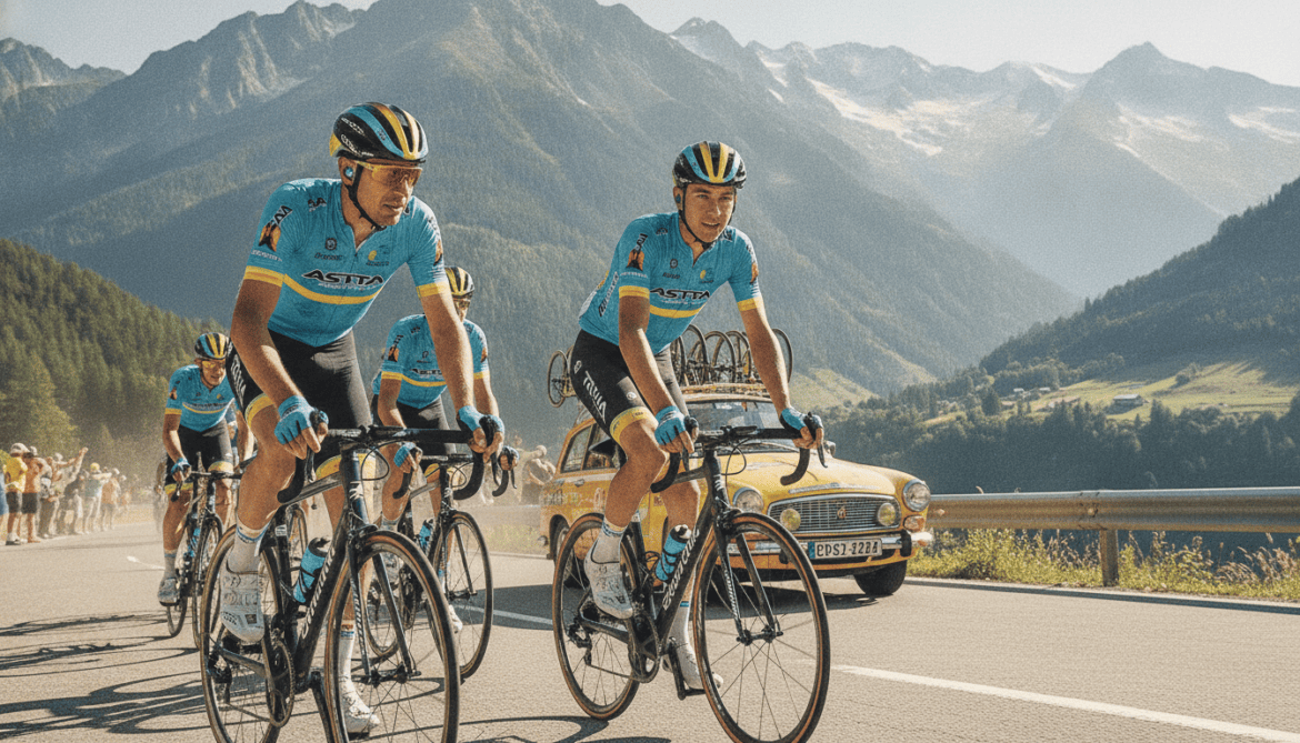 Vinokourov returns to Tour de France as father and Astana general director