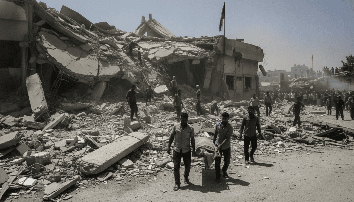 Israeli air strike kills eight at police station in Jabalia camp