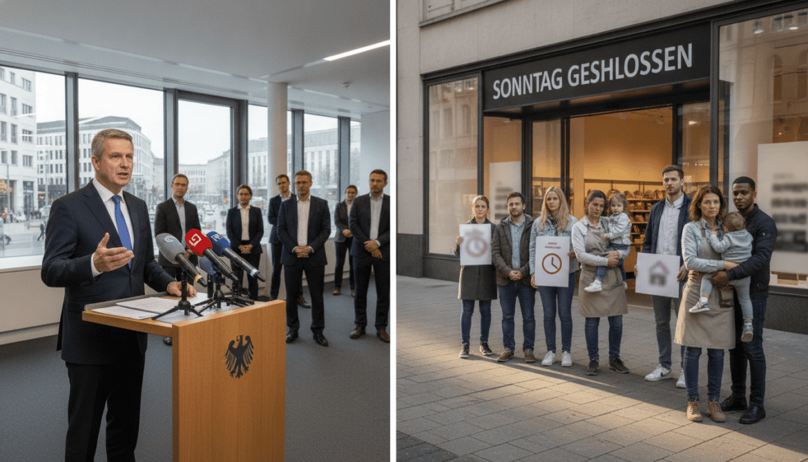 DIHK urges Sunday retail openings, critics warn of worker and family hardship